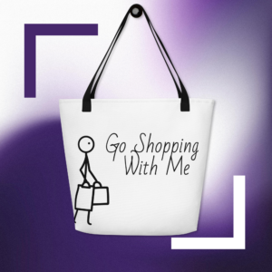 All-Over Print Large Tote Bag