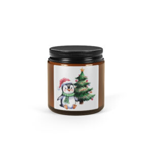 Amber jar soy candle
